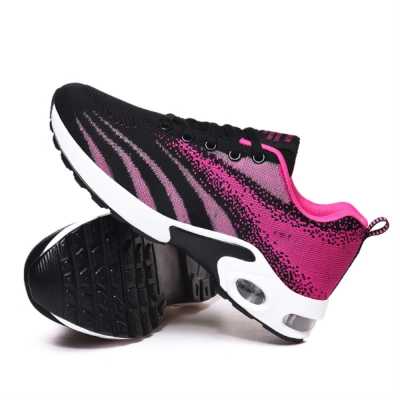 Women Air Cushion Sneaker Comfortable Shock Absorbing Running Shoes Mesh Breathable Outdoor Leisure Shoes