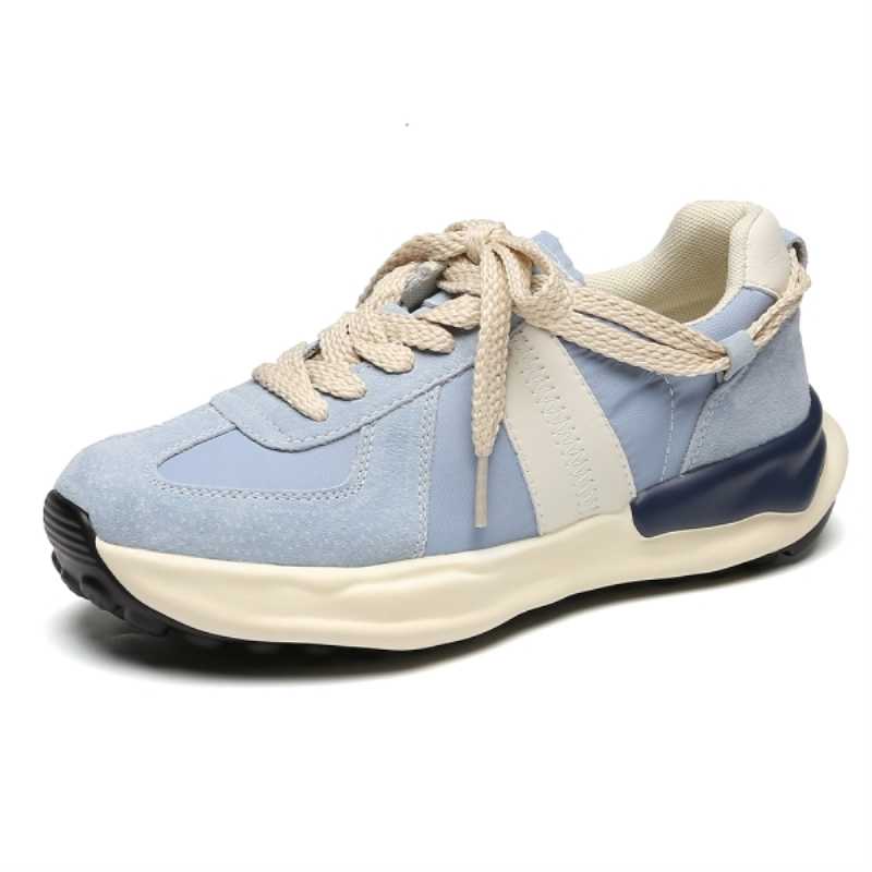 Women's Vintage Casual Flats Sneakers Woman Platform Sneakers Running Shoes Female Autumn Luxury Genuine Leather Fashion