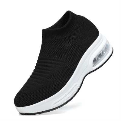 Women Sneakers Fashion Breathable Mesh Casual Shoes Platform Sneakers Woman Platform Slip On Sneakers Walking Running Shoes