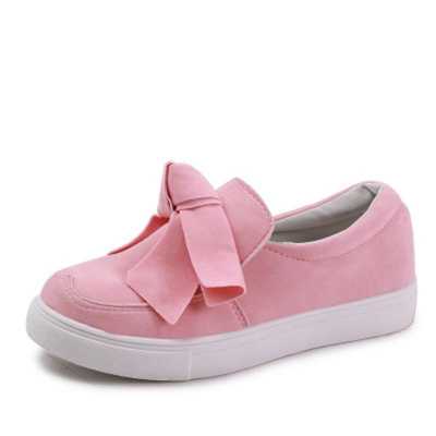 Women Bowtie Vulcanized Woman Female Loafers Slip On Shoes Ladies Solid Flats Women's Platform Fashion Footwear Plus Size