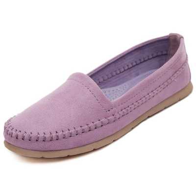 Flat shoes women weaving Breathable Sneakers slip on soft Shoes woman Ladies shoes Platform loafer