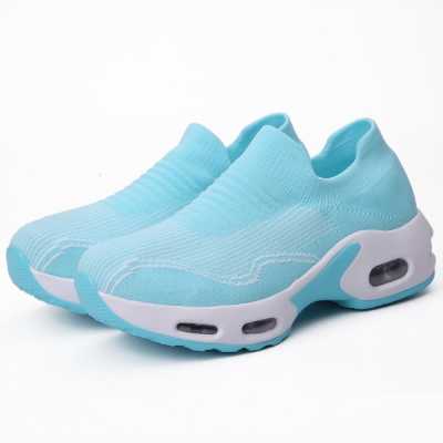 Women Air Cushion Shoes Breathable Socks Shoes Comfortable Running Shoes Shock Absorption Non slip Sneakers